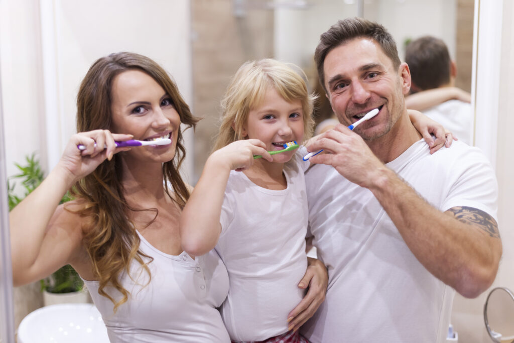 brush teeth it's our habit